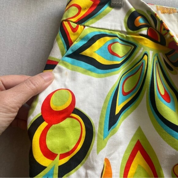 Loudmouth Golf Skort Shagadelic Black Size 6 Classic Cotton Skirt - Picture 8 of 8